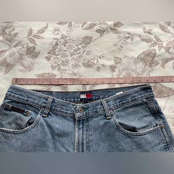 Men’s Vintage Tommy Hilfiger Carpenter Painter Distressed Jeans Y2K 36x31 - Picture 13 of 15